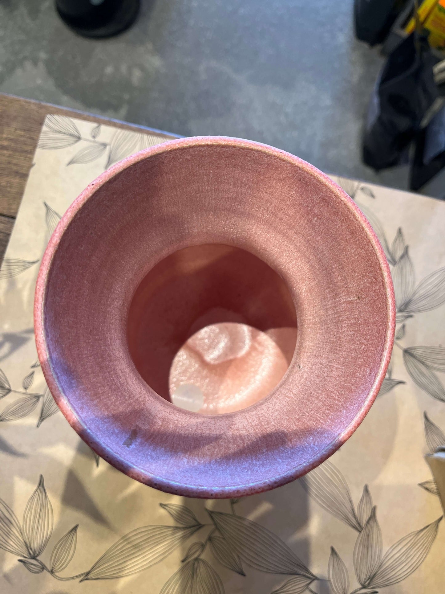 Vase #1 in Pink Quartz