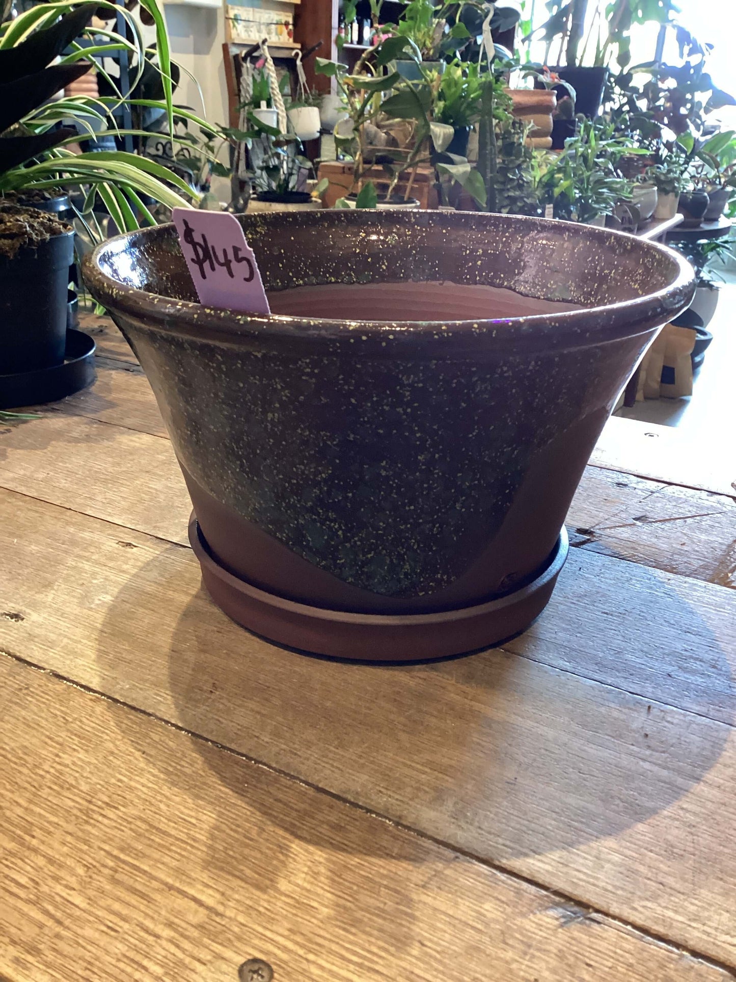 Mahogany Planter in Galaxy Glaze