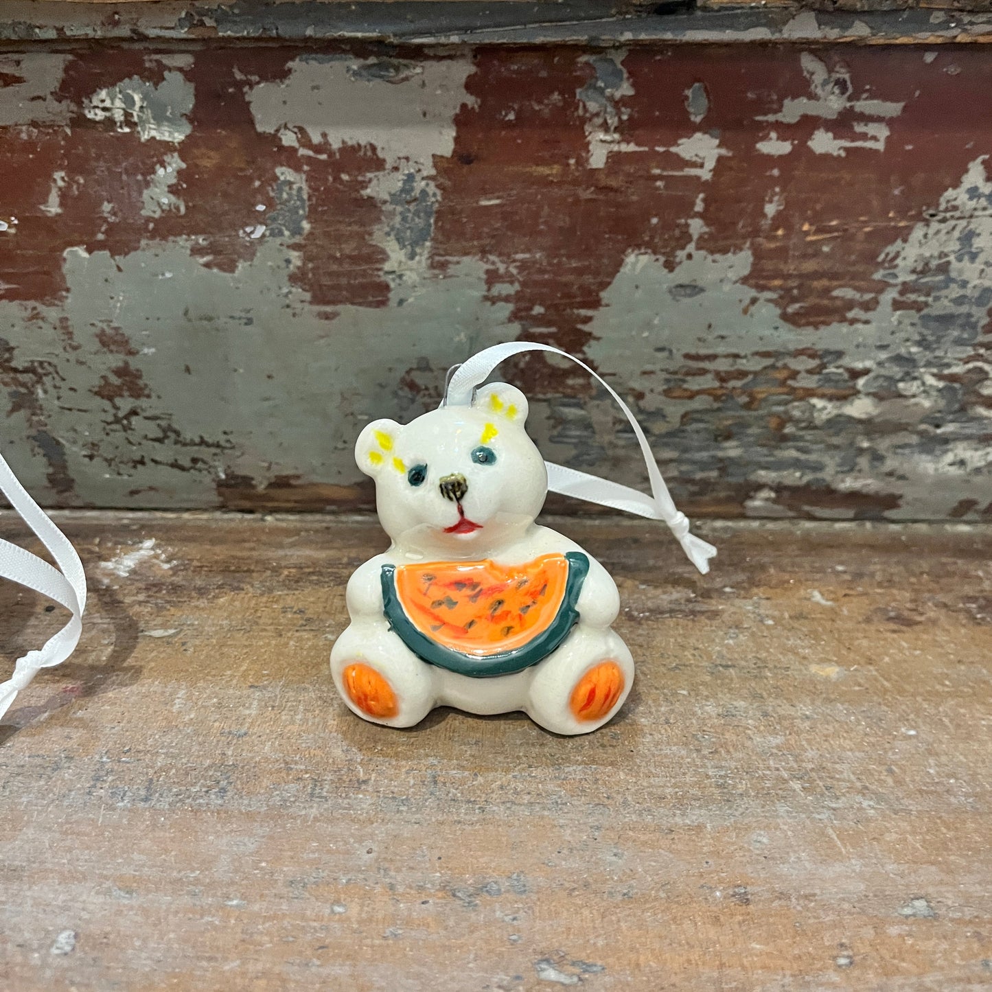 Ceramic hanging Teddy Bear