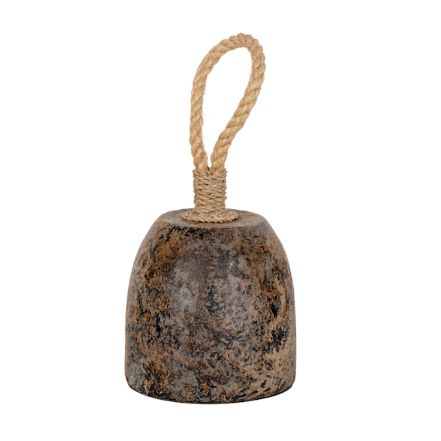 Bell Door Stop with Rope Handle