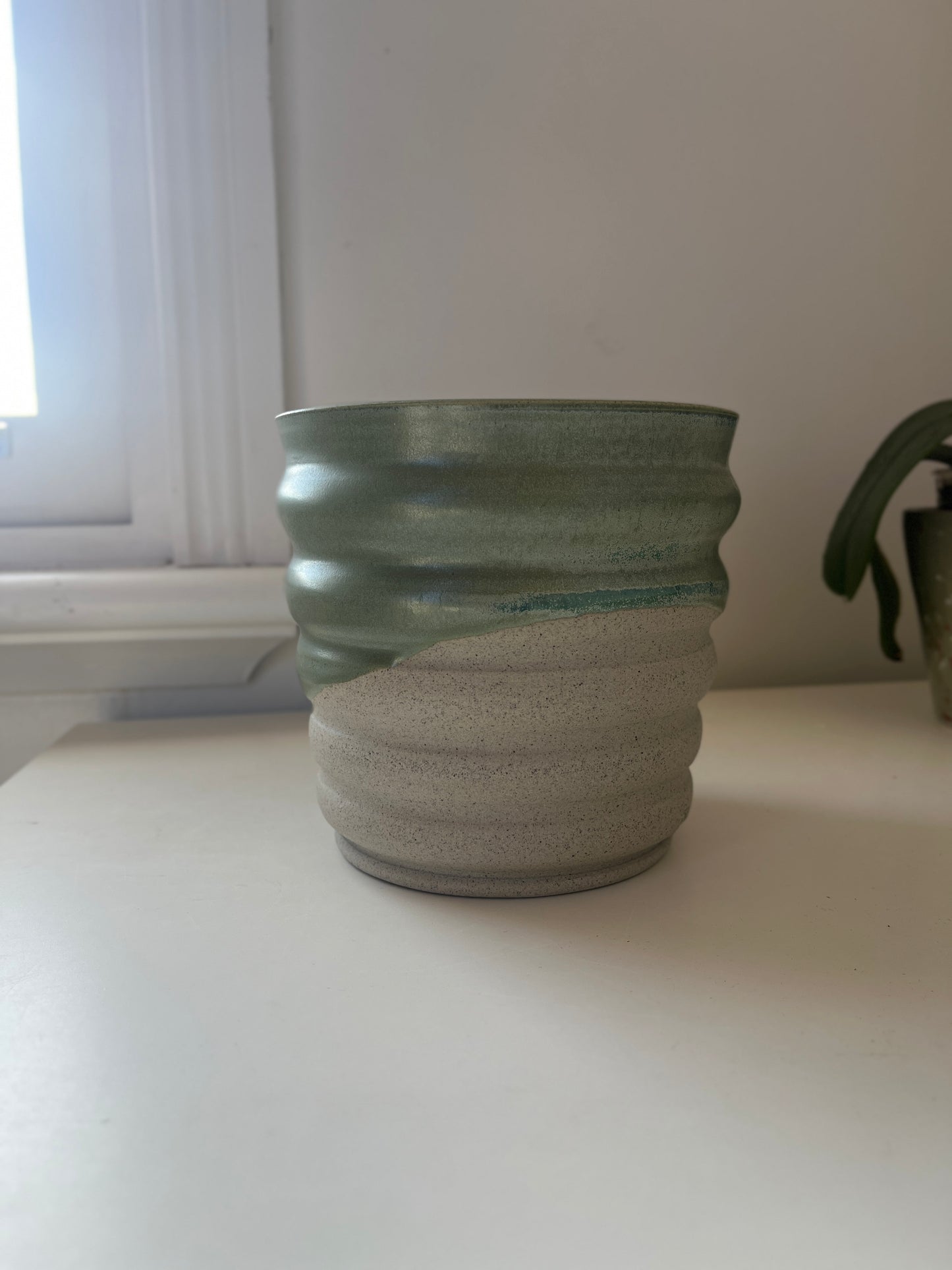 Ribbed Planter by TONiC Ceramics
