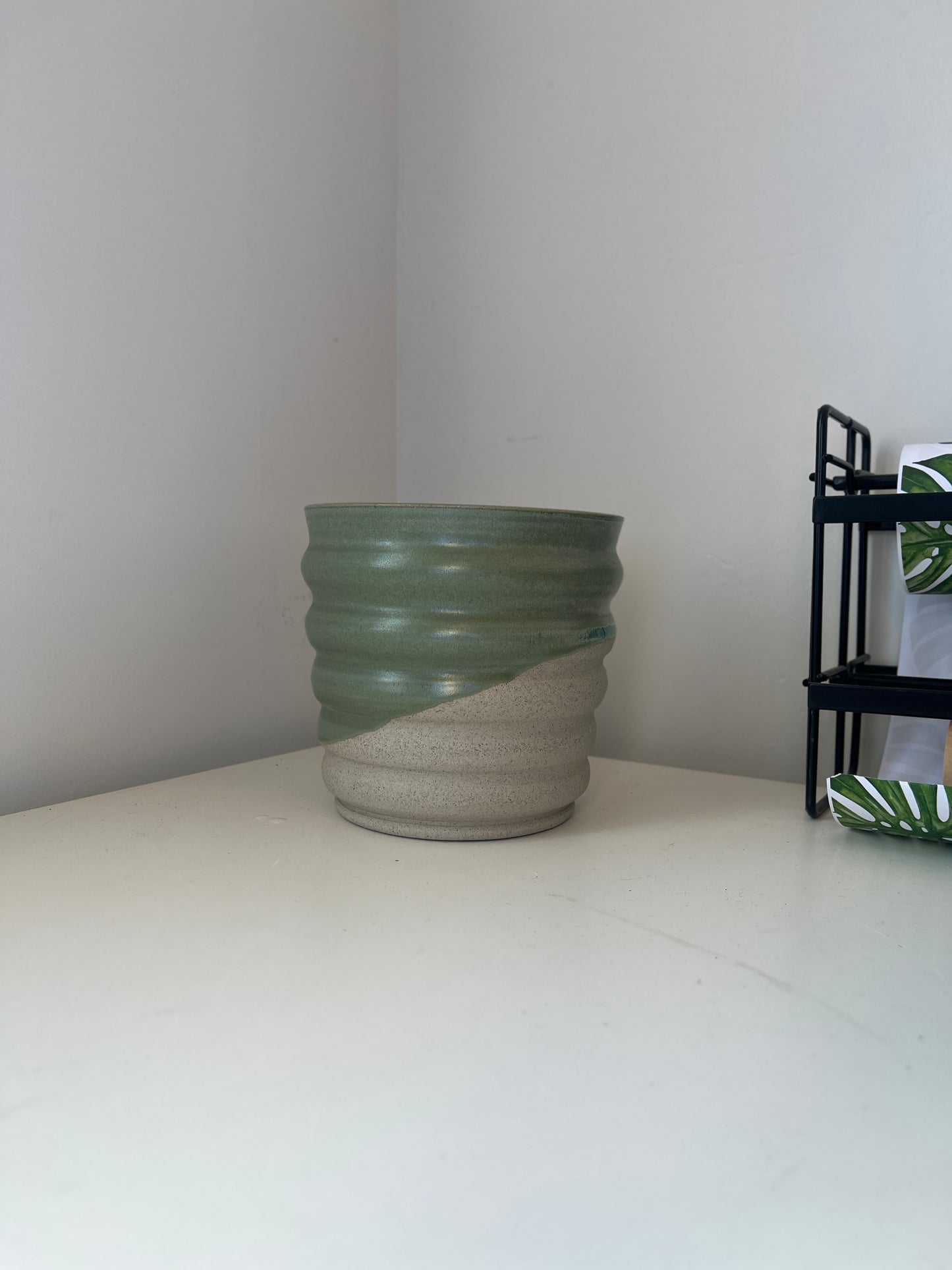 Ribbed Planter by TONiC Ceramics