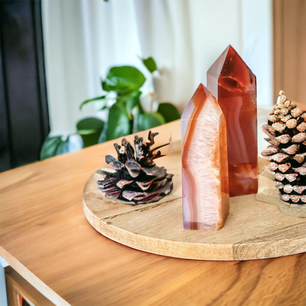 Carnelian x Quartz Towers