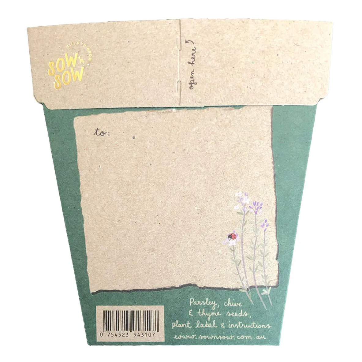 Christmas Herbs Gift of Seeds