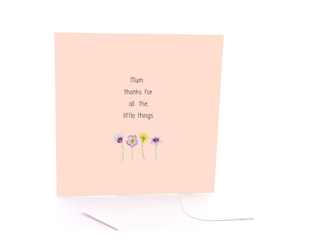 Greeting card - All the Little Things mini card