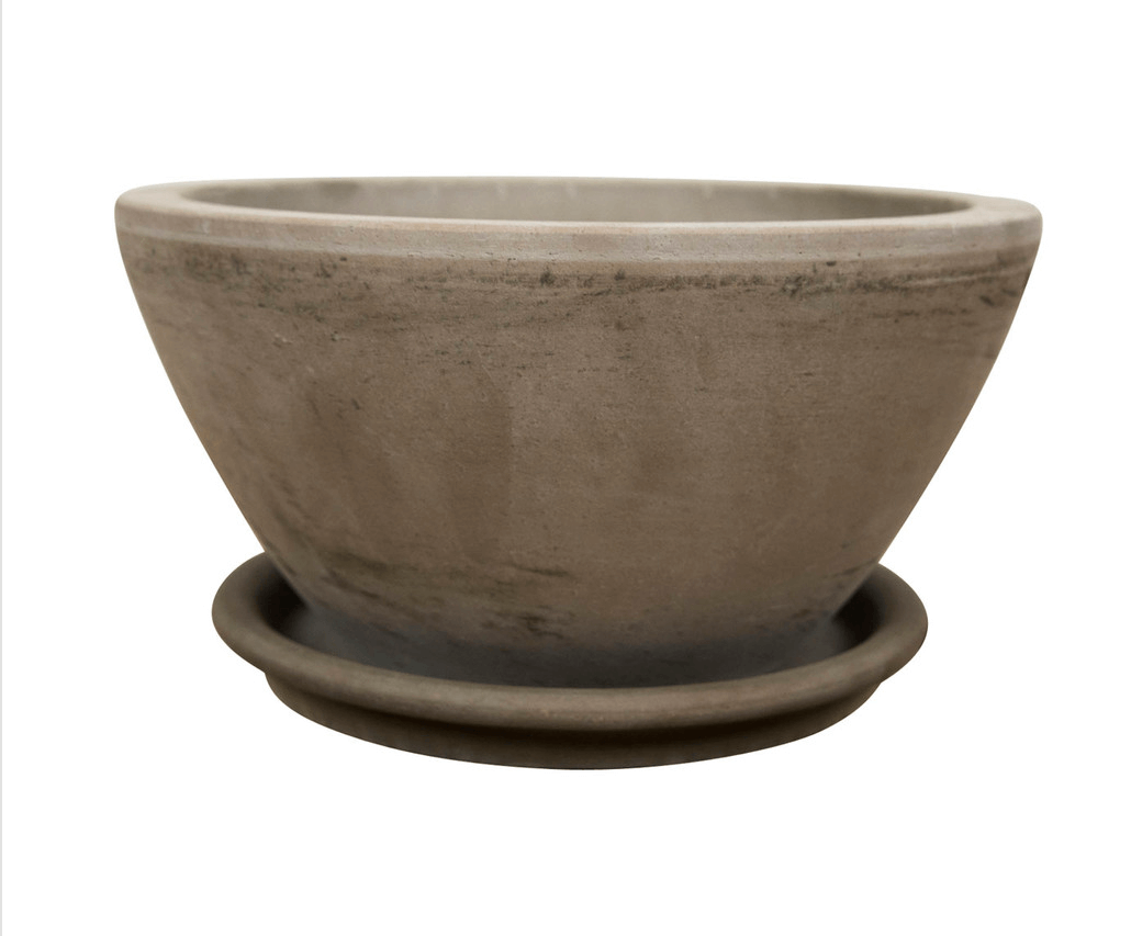 Eurocotta Planter Bowl - Basalt