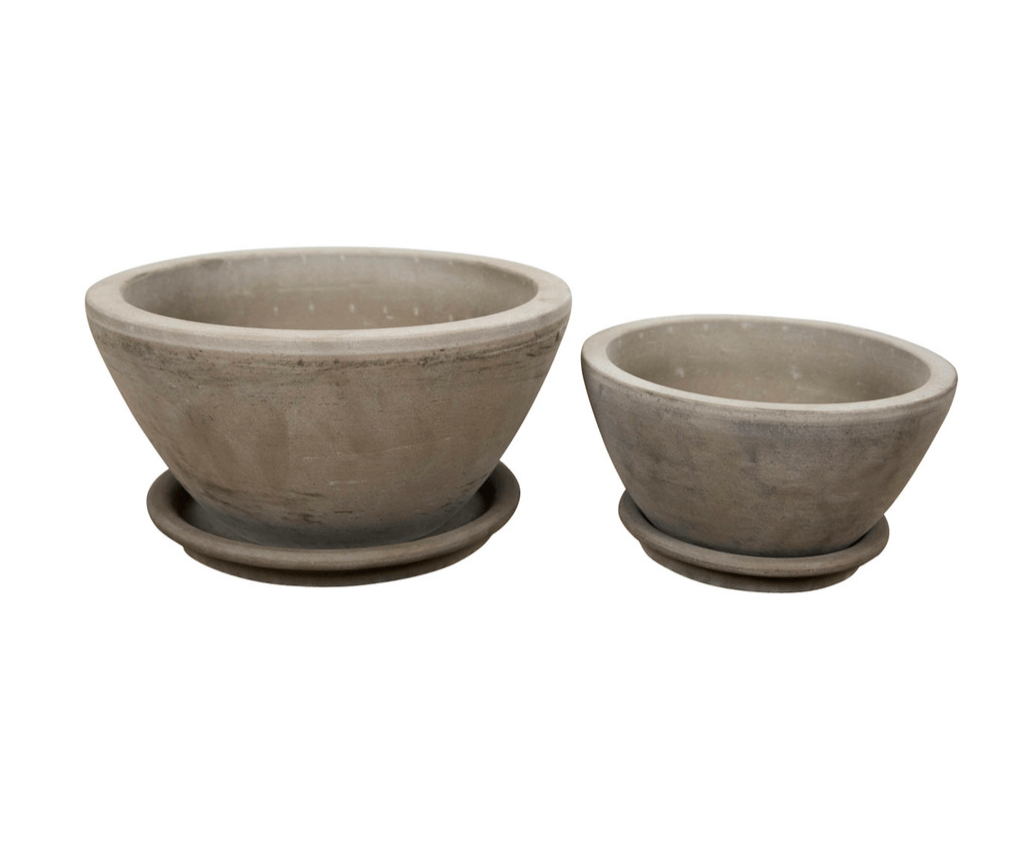 Eurocotta Planter Bowl - Basalt