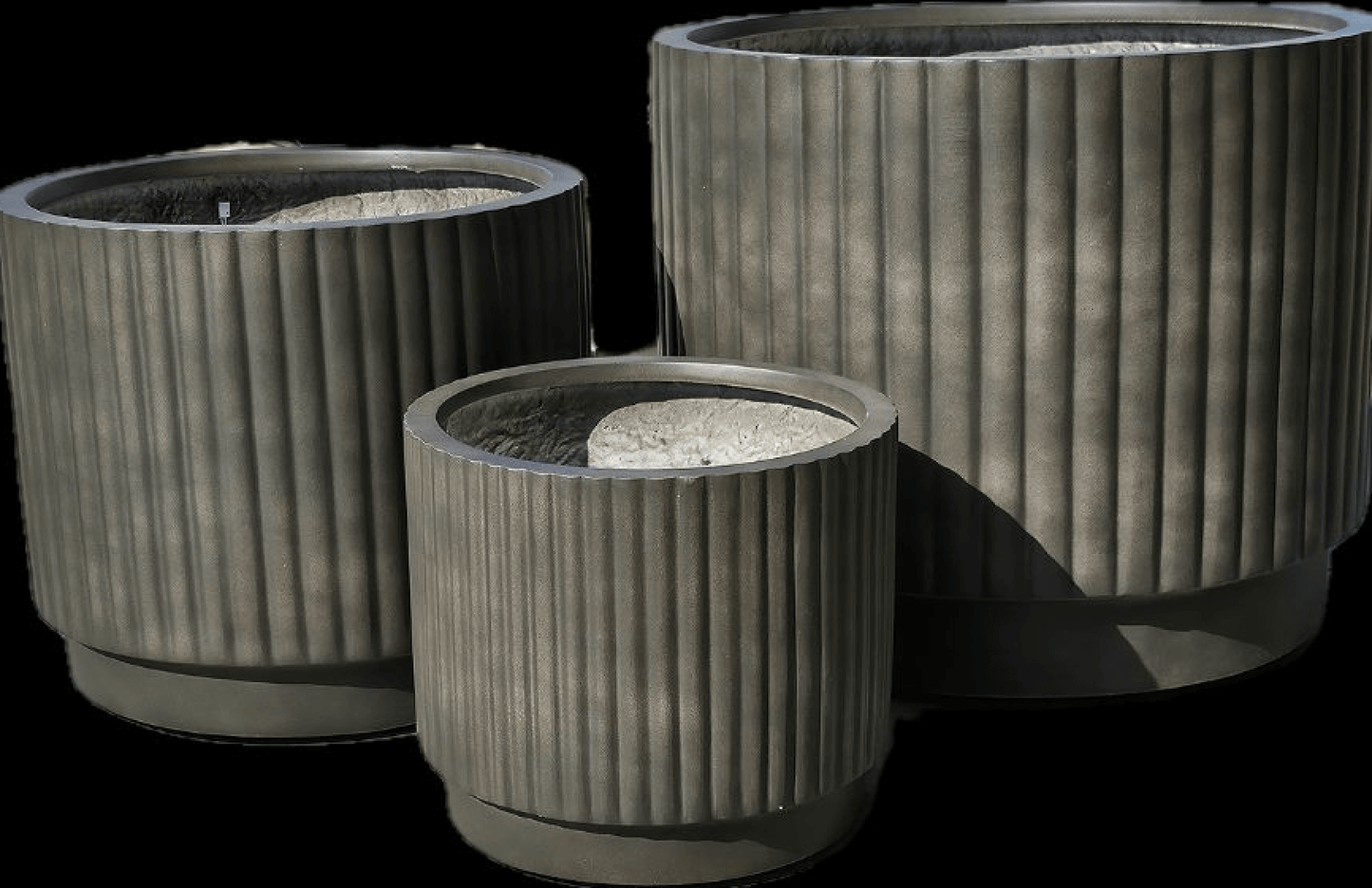 Balmoral Corrugated Cylinder White