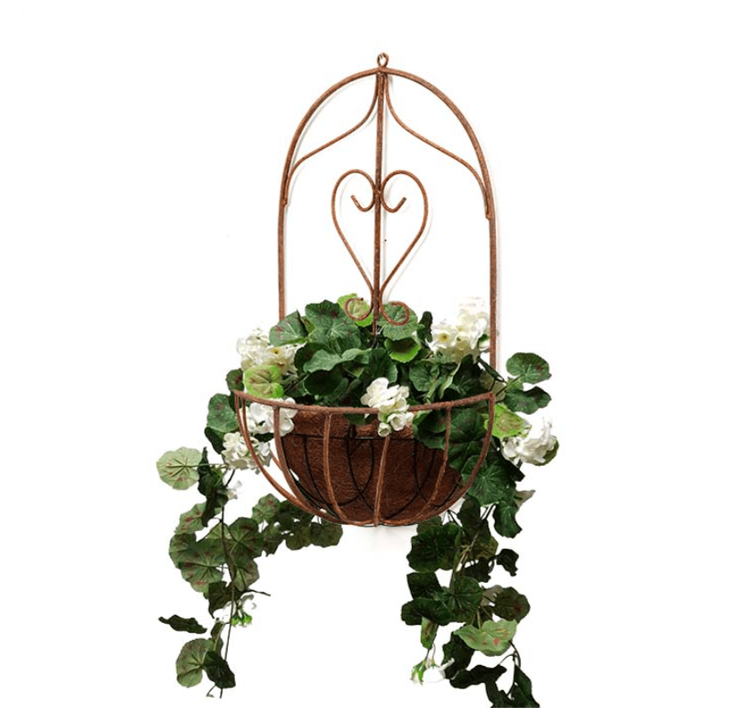 Metal Wall Basket Planter - Tracey
