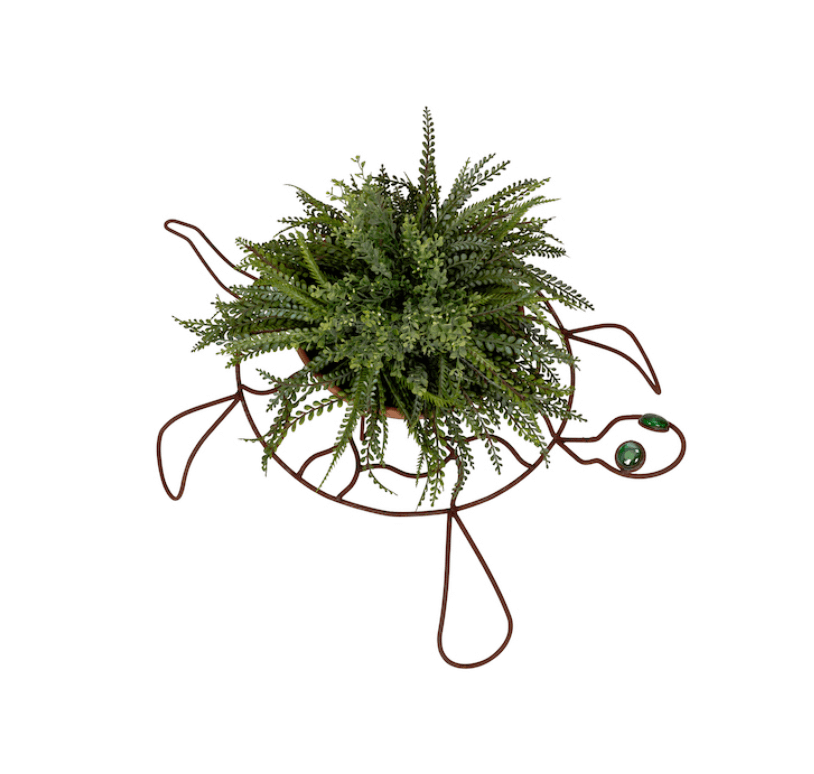 Wire Turtle planter