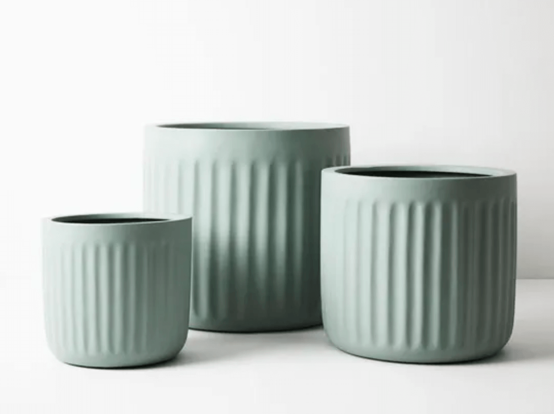 Pleat Pot by Floral Interiors