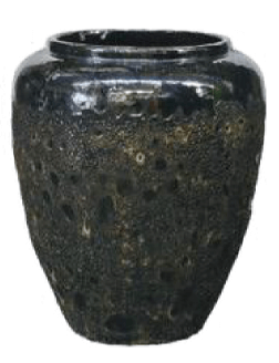 Sorrento Sofia Urn Coral Black