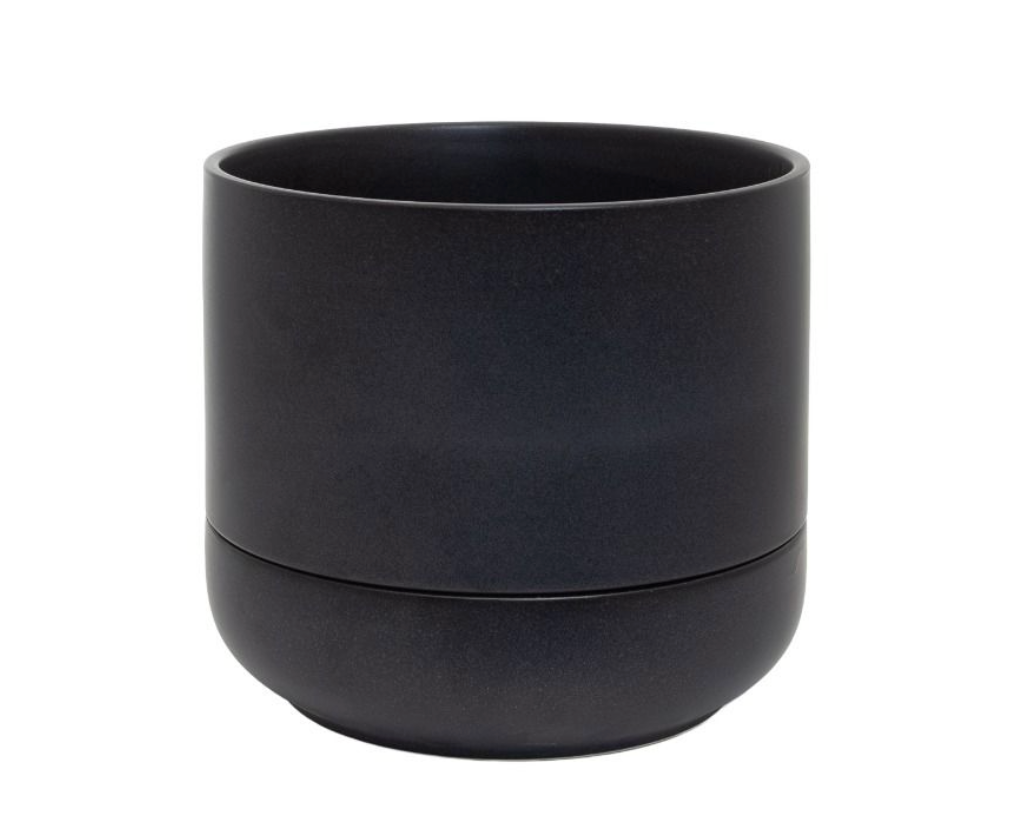 Troy Self Watering Planter Midnight - Medium