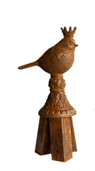 Cast Iron Stake Topper - Royal Birds