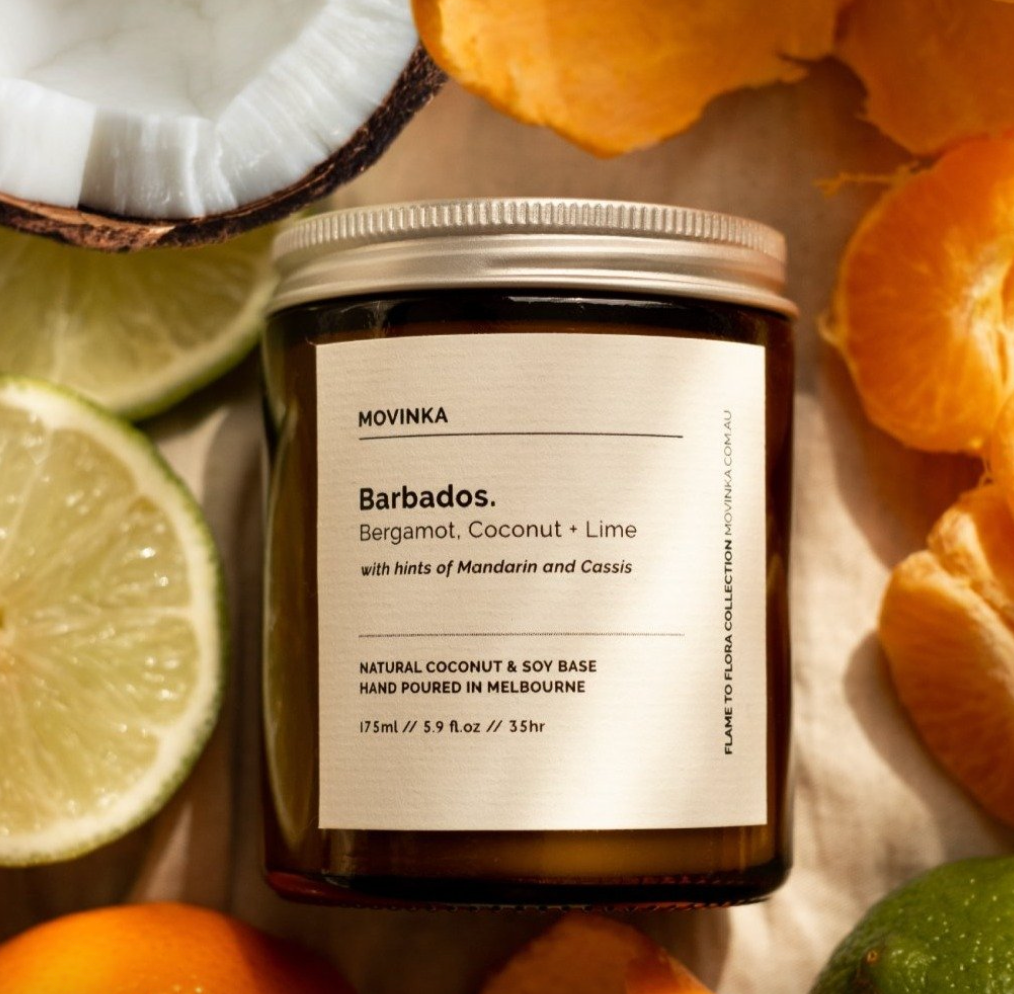 Flame to Flora candles