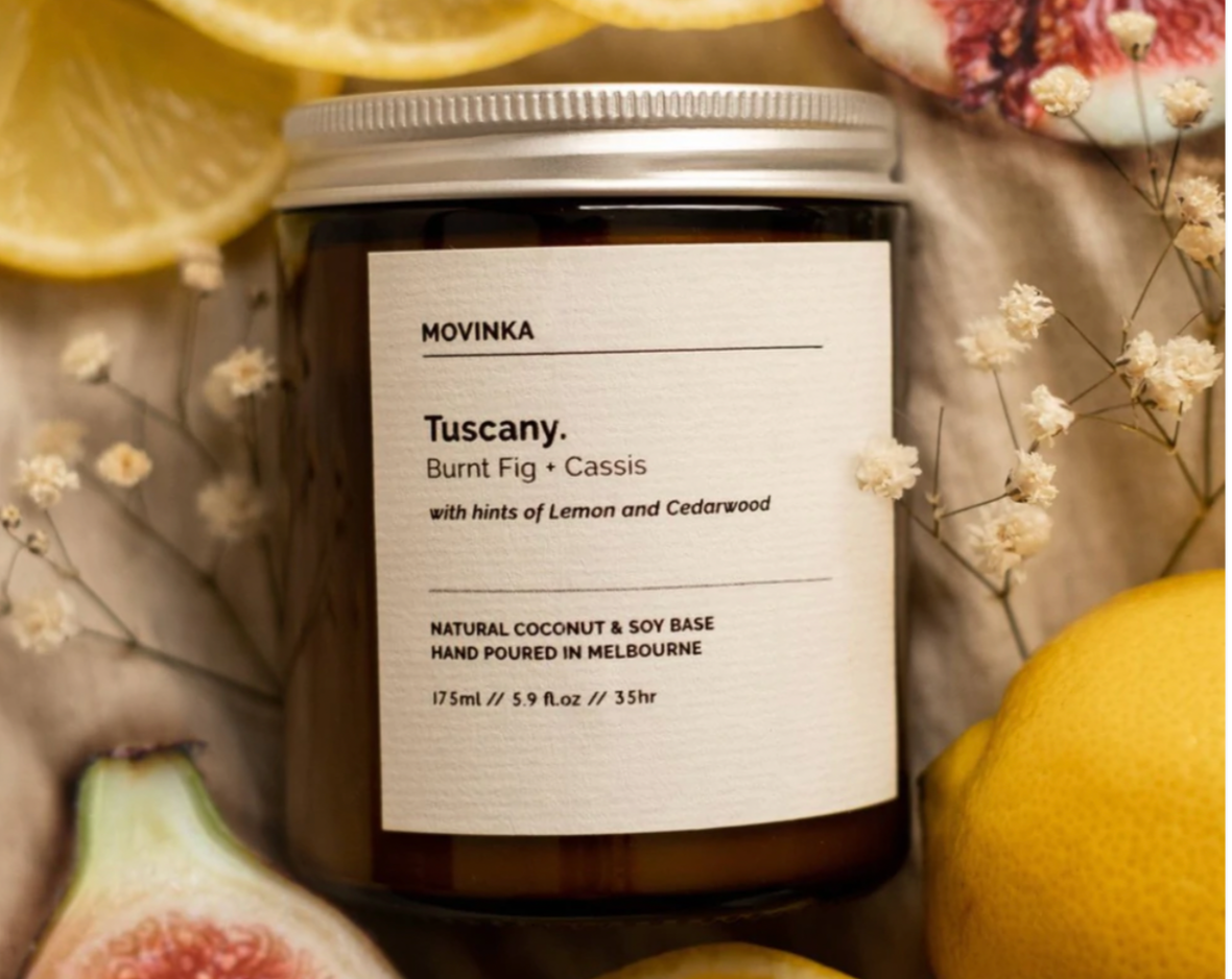 Flame to Flora candles
