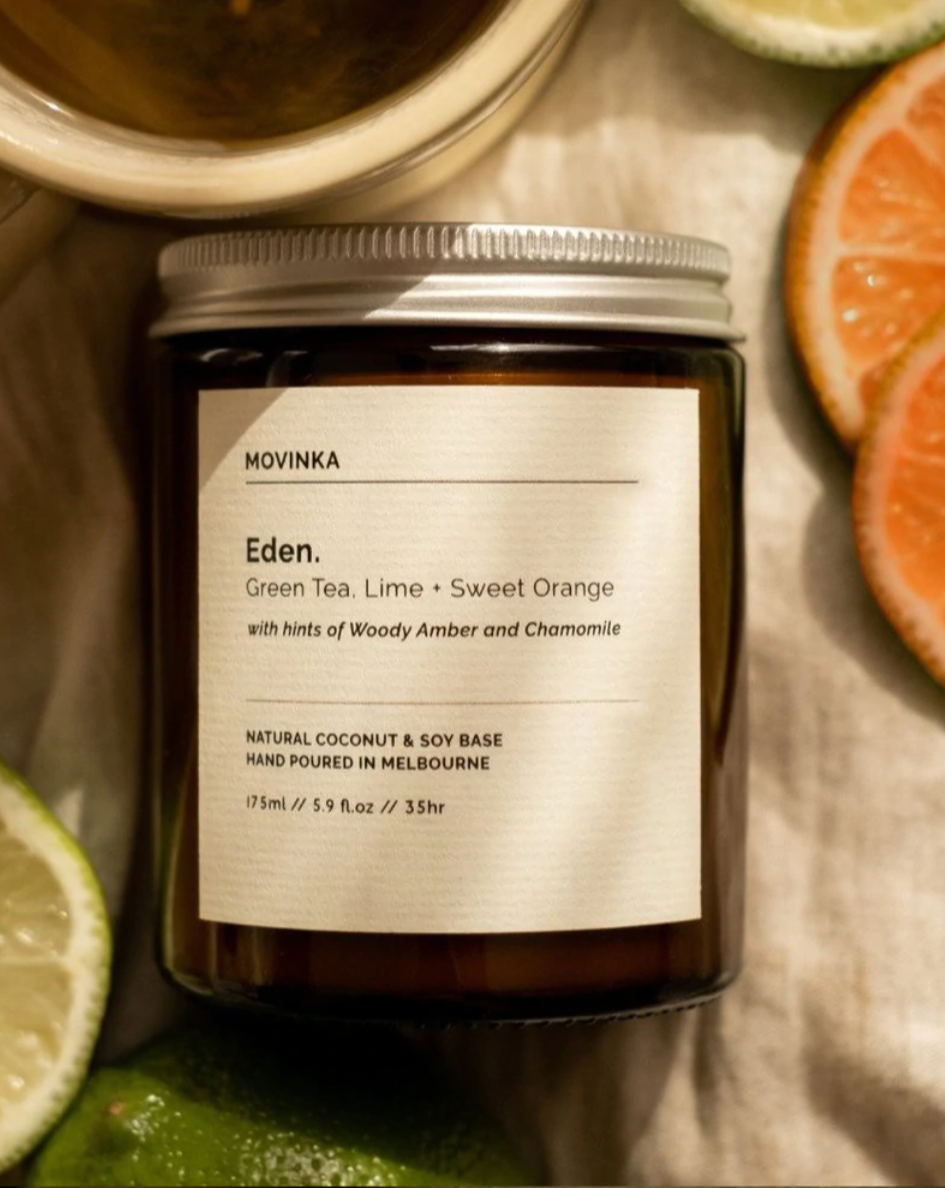 Flame to Flora candles