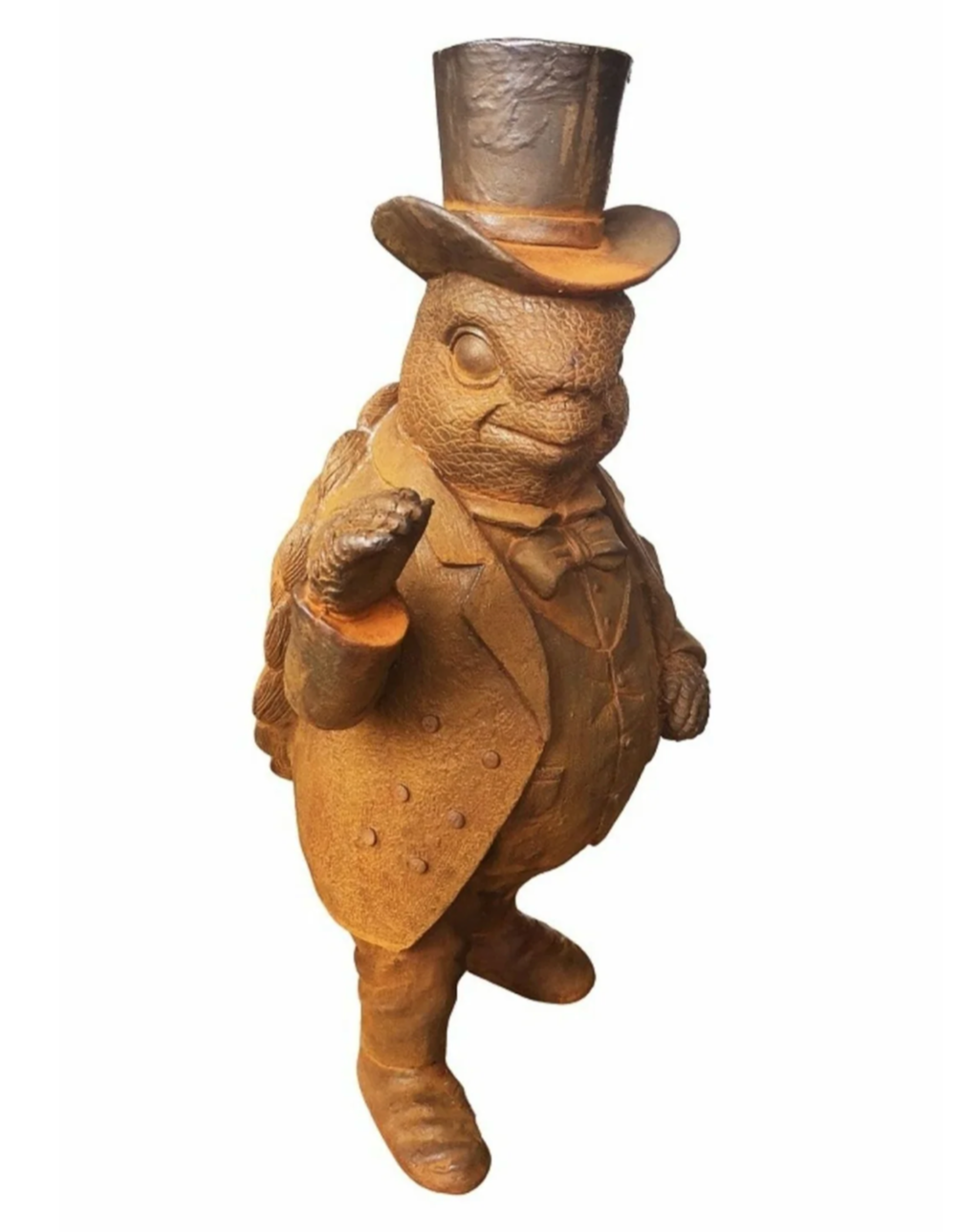 Willow Tortoise Cast Iron Garden statute