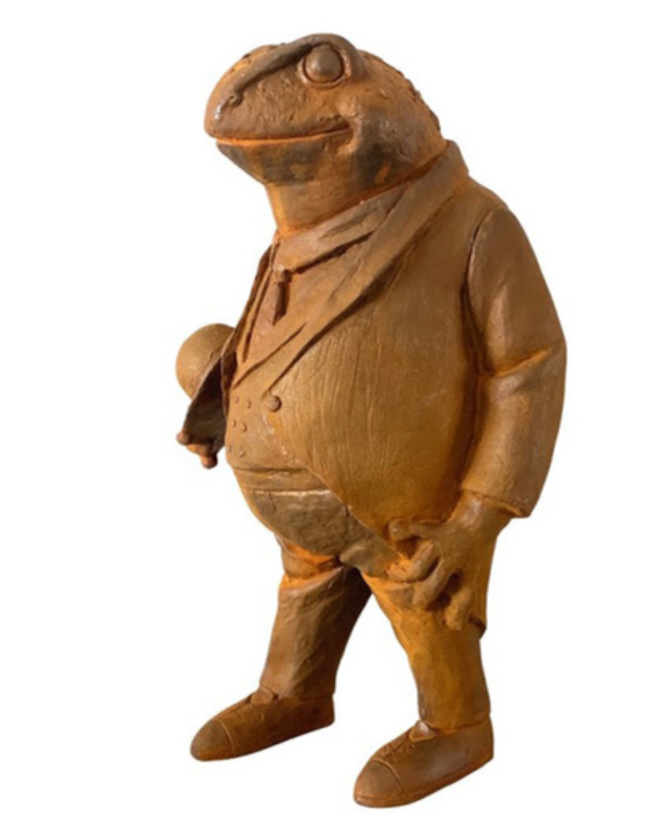 Willow Frog Cast Iron Garden statute