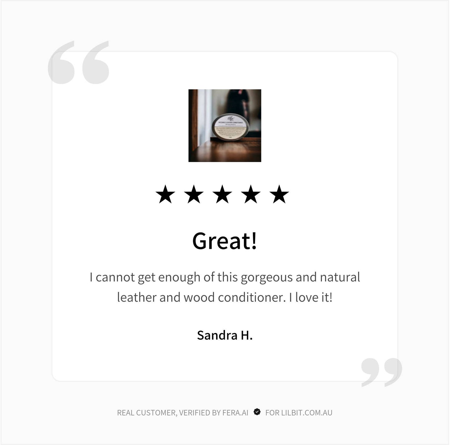 Warm Spice Beeswax Leather/Wood Conditioner 250g