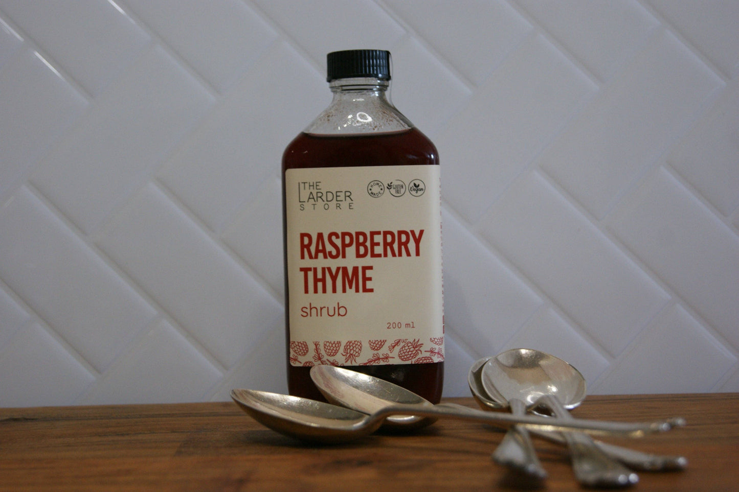 Raspberry-Thyme Shrub