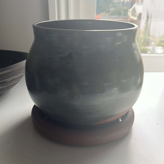 Mahogany Bowl Planter