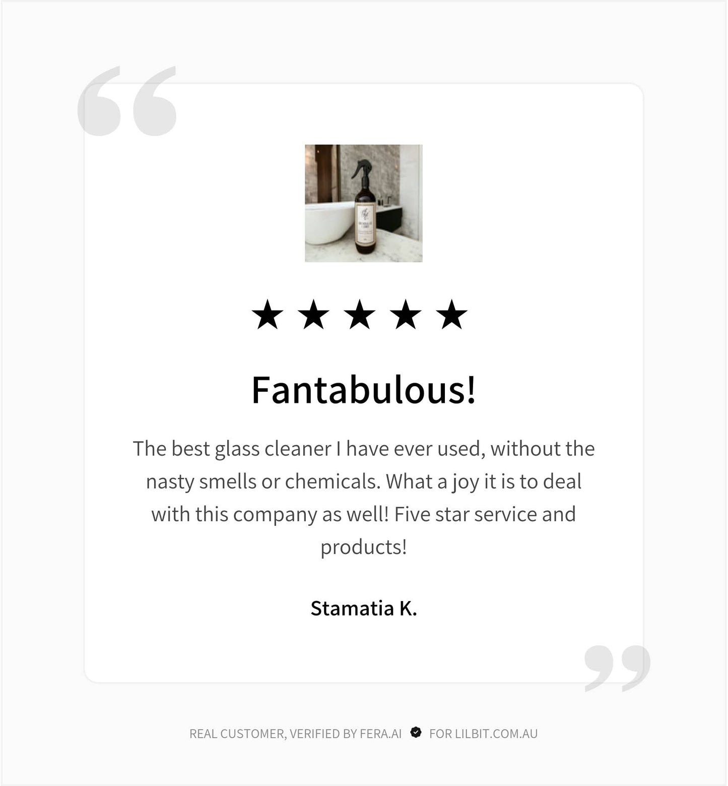 Spanish Rosemary & African Orange Chrome & Glass Cleaner