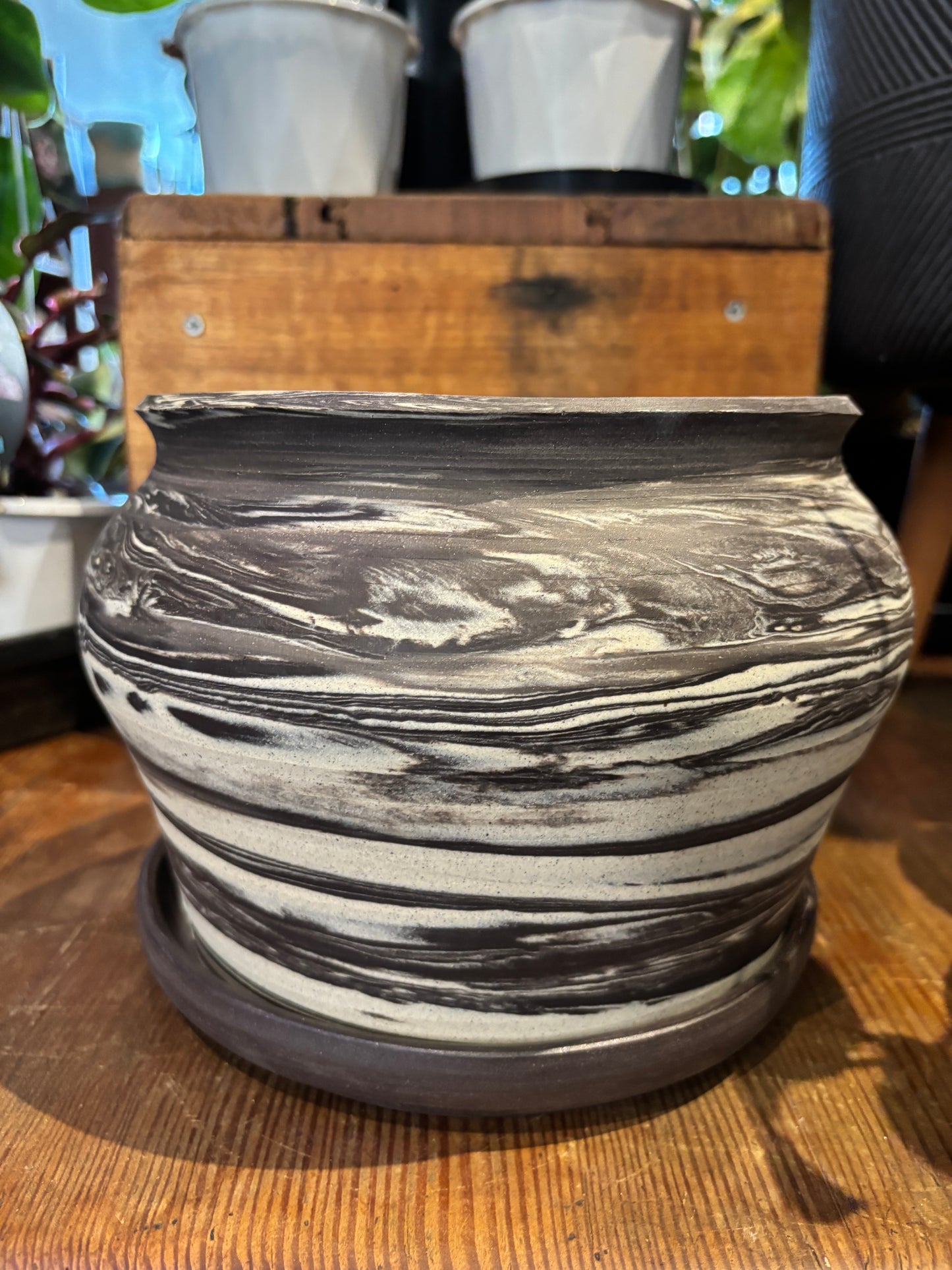 TONiC Ceramics Marbled Vessel - Driftstone