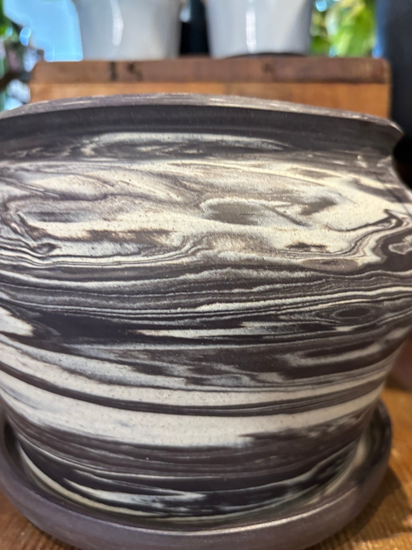 TONiC Ceramics Marbled Vessel - Driftstone