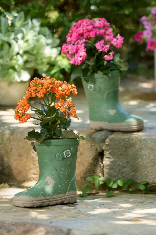 Muddy Gumboot Planter - Set of 2