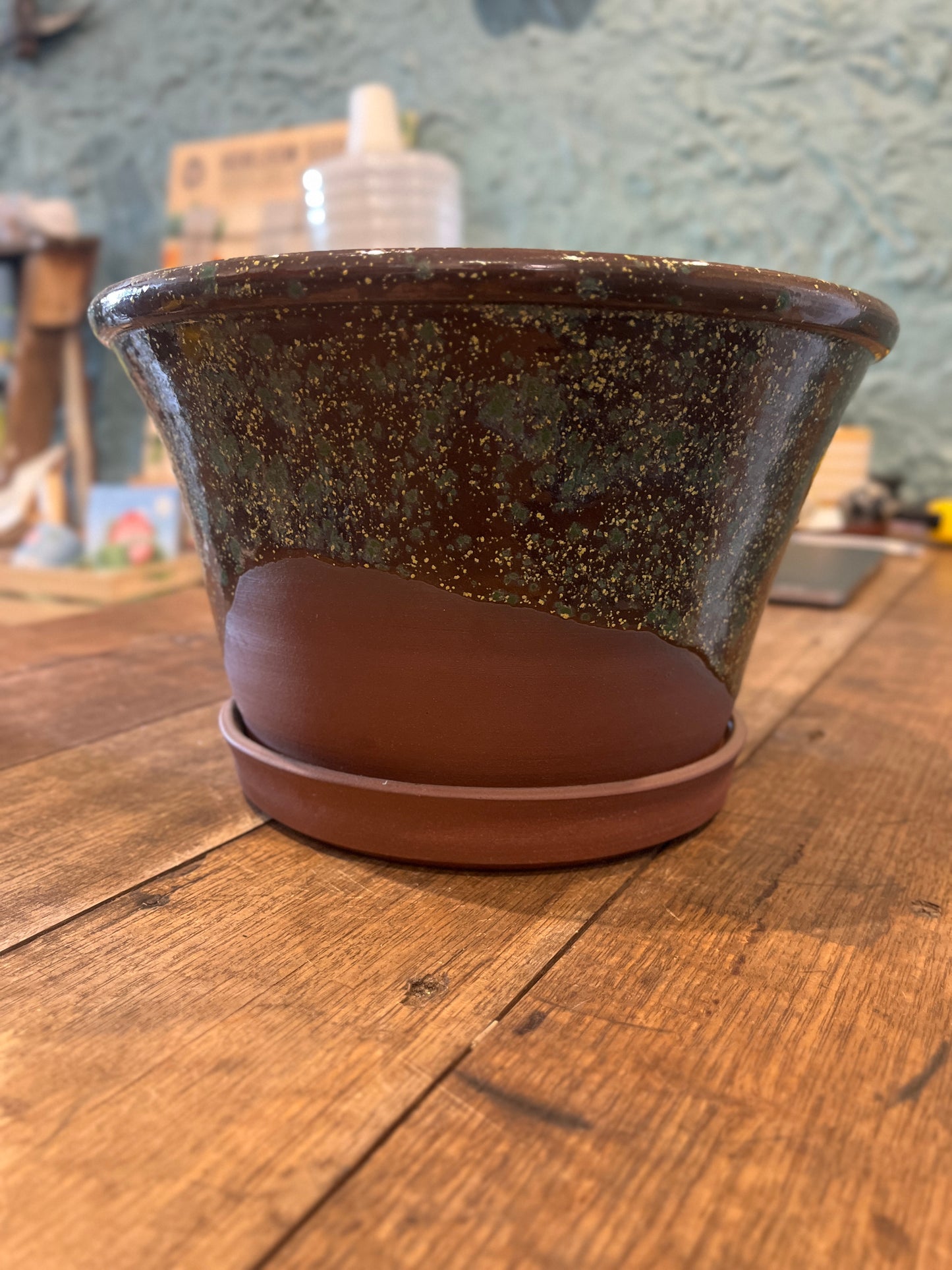 Mahogany Planter in Galaxy Glaze