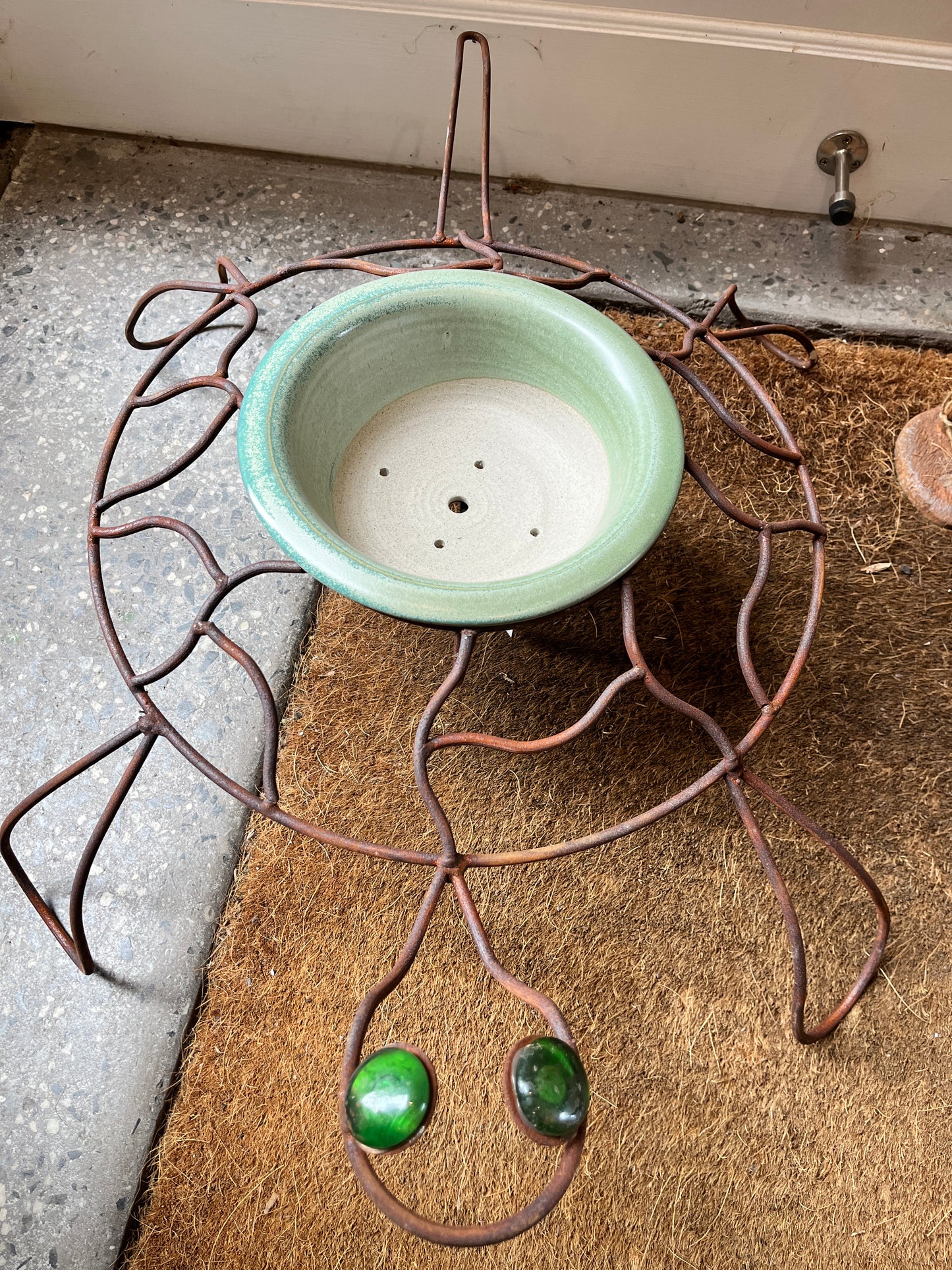 Wire Turtle planter