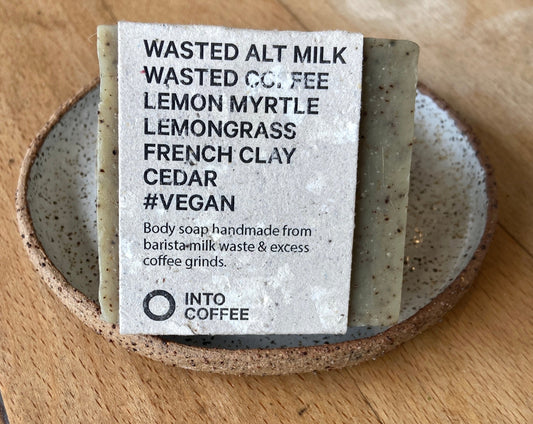 Farm Goat x Into Coffee - Exfoliating Coffee Scrub Soap Bar 130g VEGAN