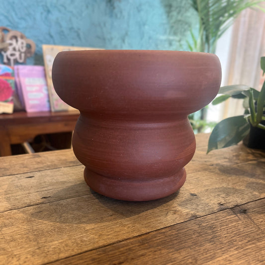 Mahogany Minerva Planter