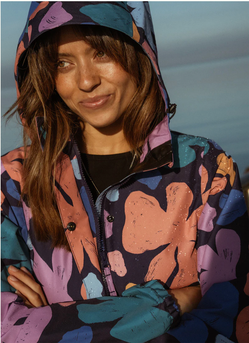 Amble Refuge Waterproof Jacket - Wildflower
