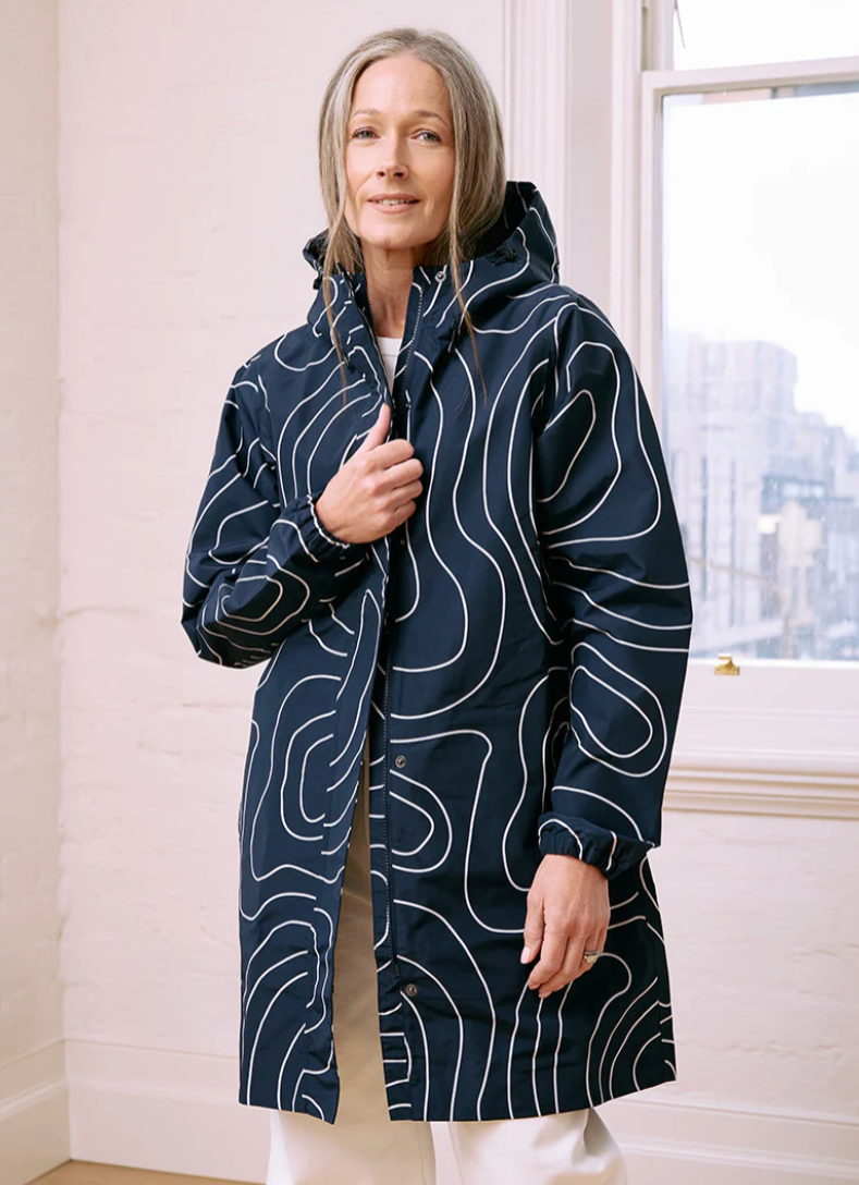 Amble Refuge Waterproof Jacket - Topography