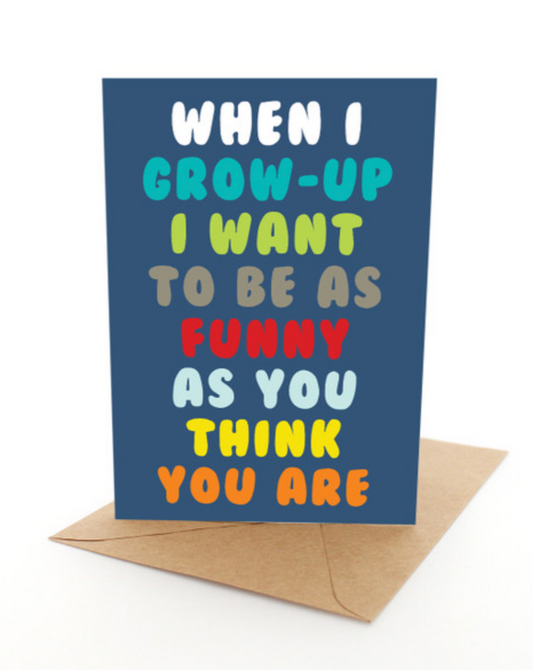 Greeting card - Funny Dad