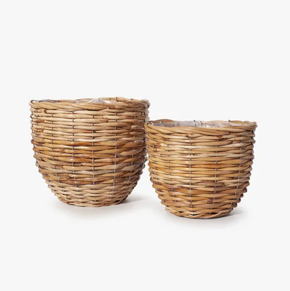 Rattan Pot - Set of 2 – Plantonica