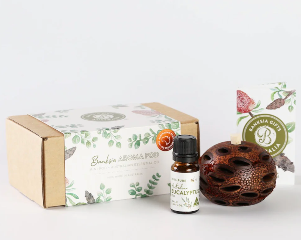 Mini Banksia Aroma Pod Eucalyptus Gift Box