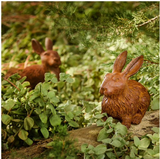 Rabbit Cast Iron statute