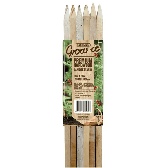 Gardman Premium Hardwood Garden Stakes