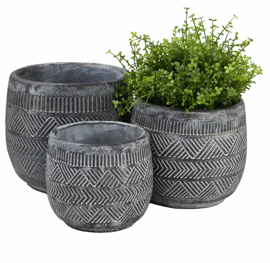 GeoLite Barrel Pot