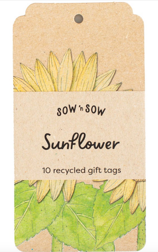 Sunflower Gift Tag 10 Pack