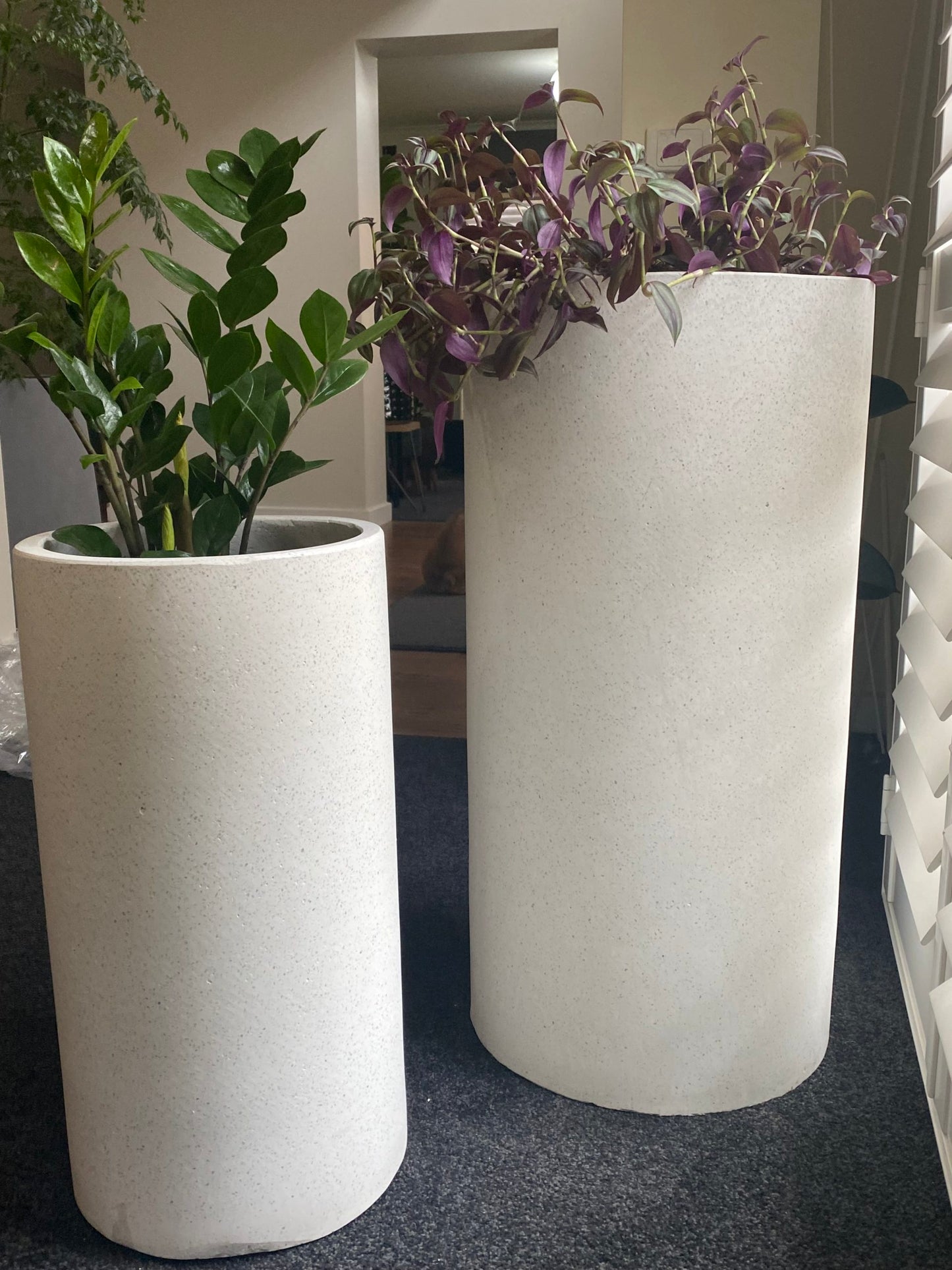 Terrazzo Cylinder Pot - Set of 2
