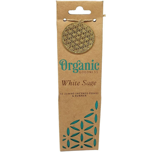 INCENSE CONES - ORGANIC GOODNESS White Sage