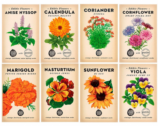 Edible Flowers Heirloom Seeds