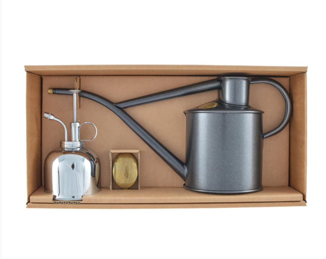 Classic Watering Set - Graphite & Nickel