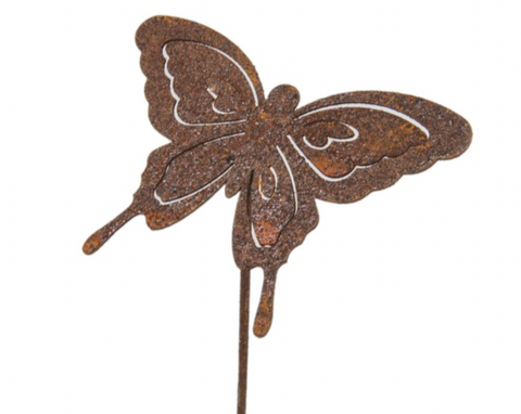 Rustic Garden Stake - Butterfly on a stick