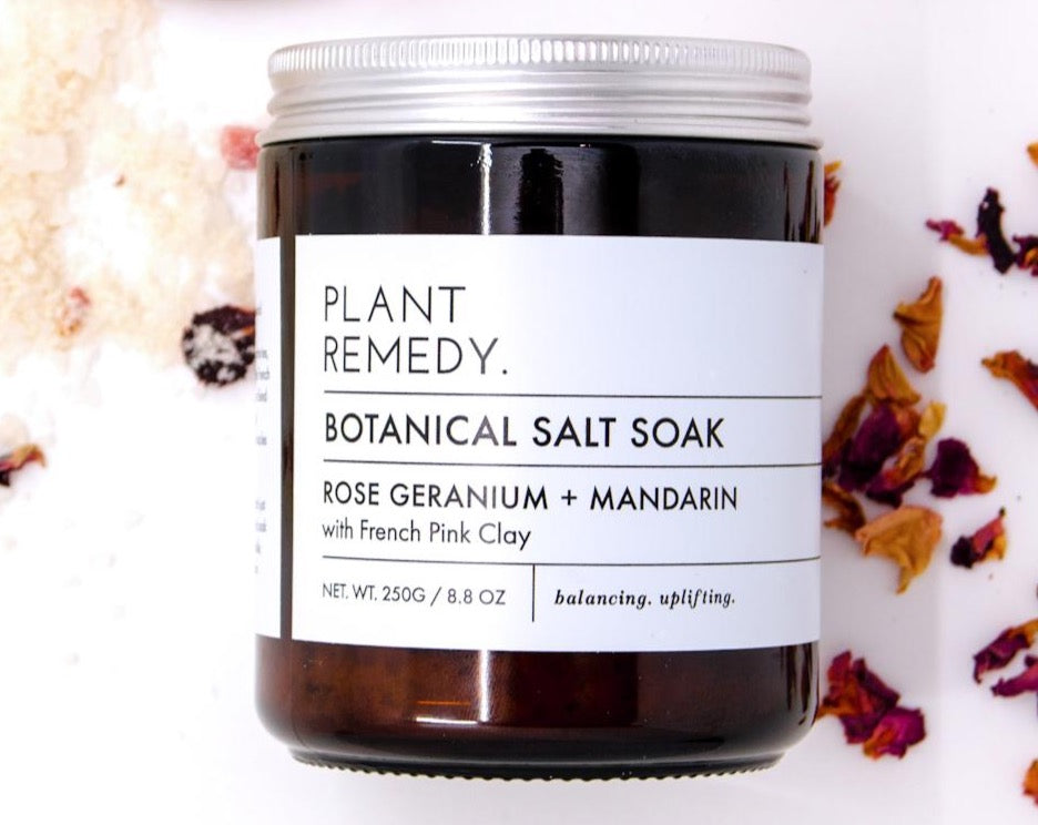 Rose Geranium + Mandarin Salt Soak